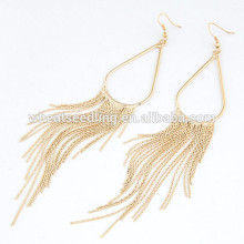 Fashion earrings jewelry water droplets tassel earrings